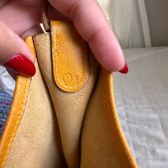 HERMÈS ORANGE CLEMENCE EVELYNE I GM - Picture 12 of 13